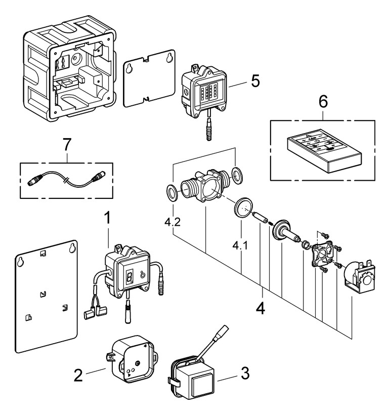 GROHE Austausch-Elektronik Radar 43863000 - Bild 3