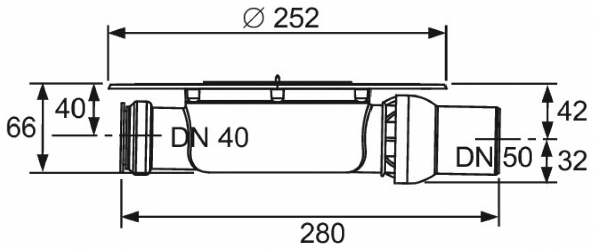TECEdrainpoint S Ablauf DN 50 superflach mit Seal System Universalflansch 3601400 - Bild 2