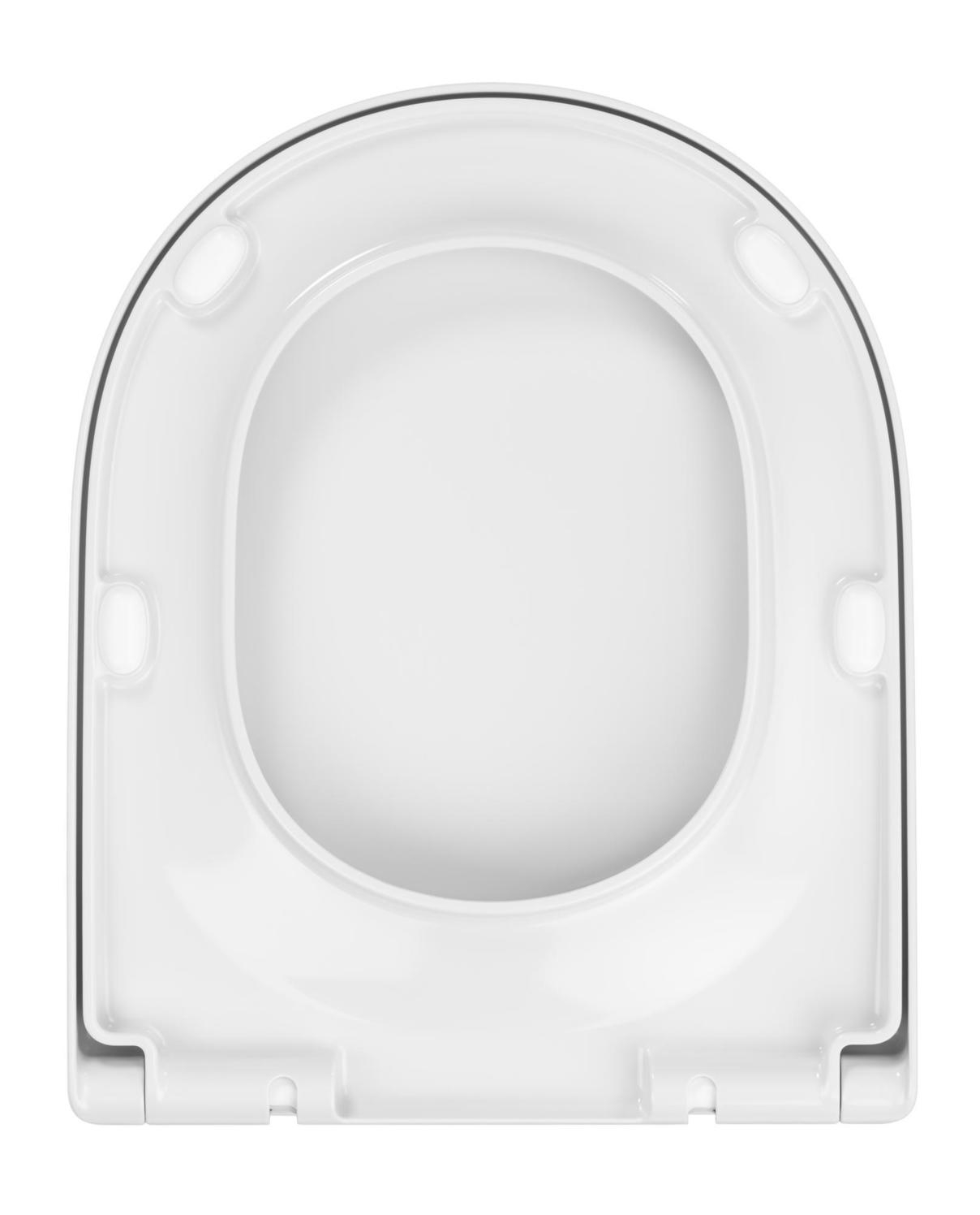 VIGOUR WC-Sitz derby V3 abnehmbar mit Absenkautomatik