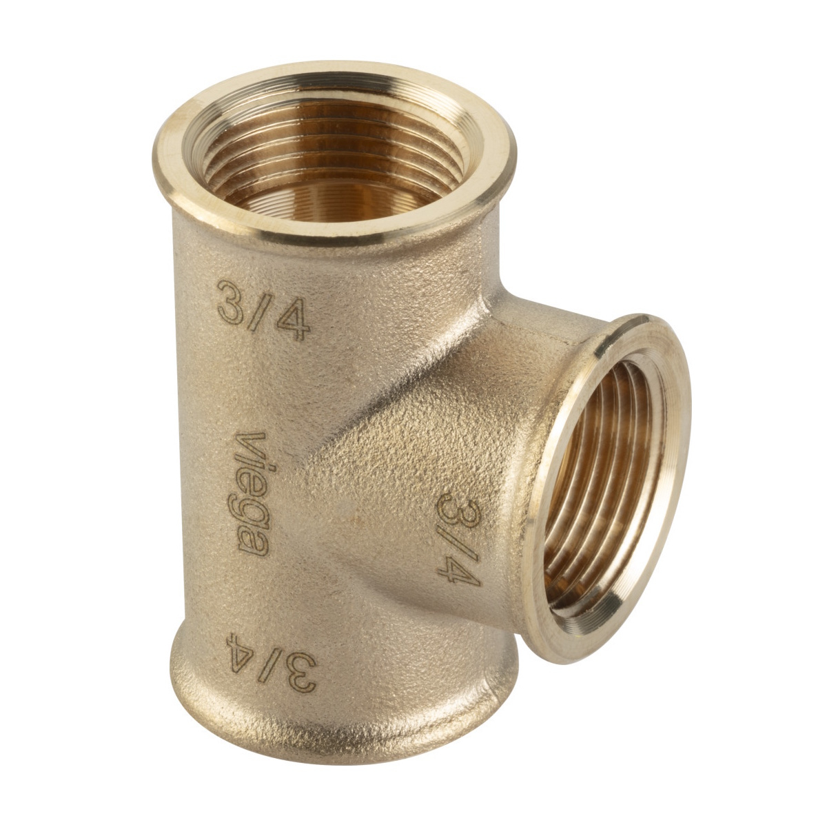 Viega T-Stück 3130 1/2'' aus Rotguss