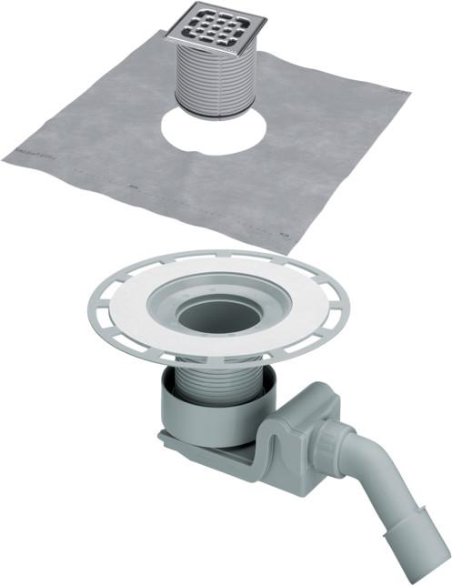 Viega Ablaufgarnitur DN40xDN50 4927 Kunststoff grau 557058 - Bild 1