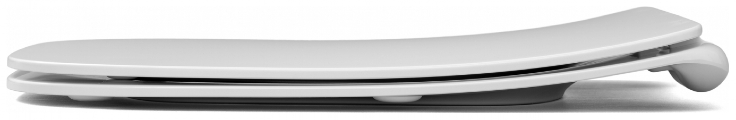 VIGOUR WC-Sitz derby slim DESIASS weiss, mit Edelstahlscharnieren und Absenkautomatik, abnehmbar - Bild 2