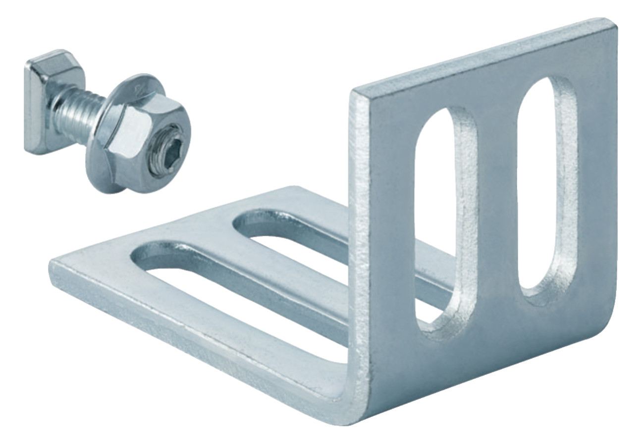 Geberit GIS Montagewinkel 75x55 mm verzinkt 461.002.00.1 mit Drehrastbolzen - Bild 1