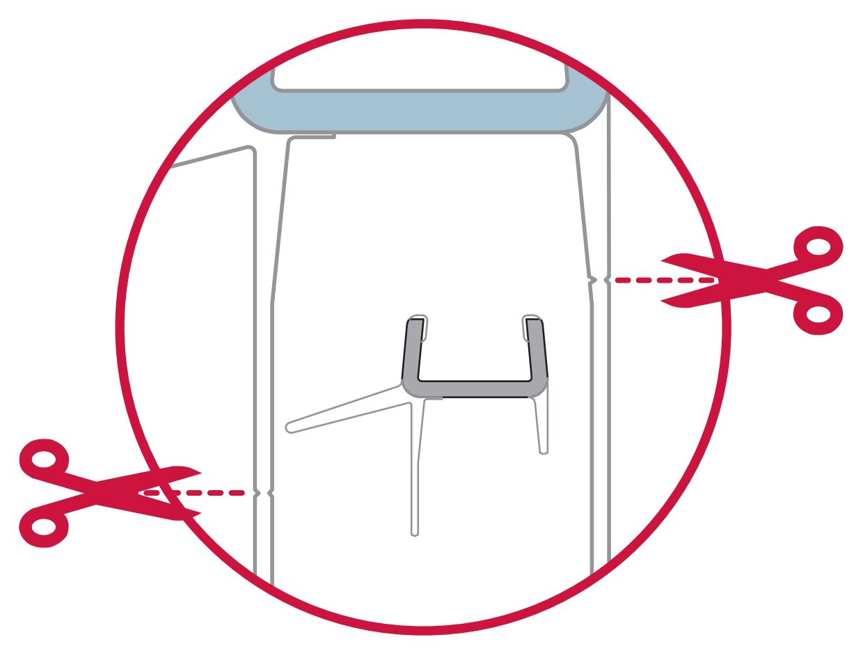 Duka Abtropfdichtung Systemabhängig mit Abrisslinie Komb.Alu-ESG 6mm Länge 1000mm - Bild 3