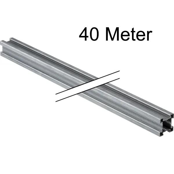 Geberit GIS Profil 3,2x3,2 cm verzinkt 461.000.25.1 in Stangen je 5m (Paket 40m) - Bild 1