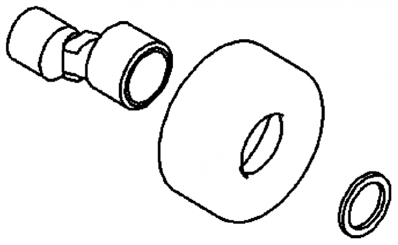 VIGOUR S-Anschluss one verchromt (2 Stück) YNORECK1526 - Bild 1