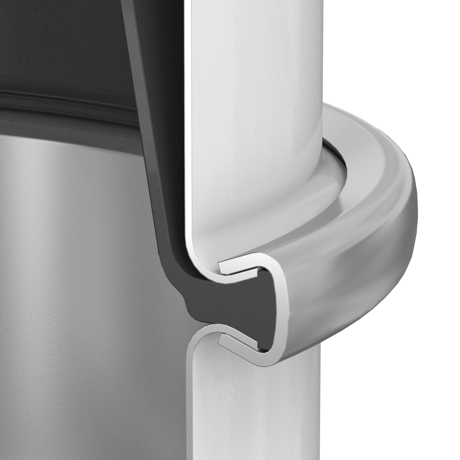 Flamco Airfix D Membran-Ausdehnungsgefäß 12 Liter weiß 4-10 bar mit Anschluß-T-Stück 14349 - Bild 4