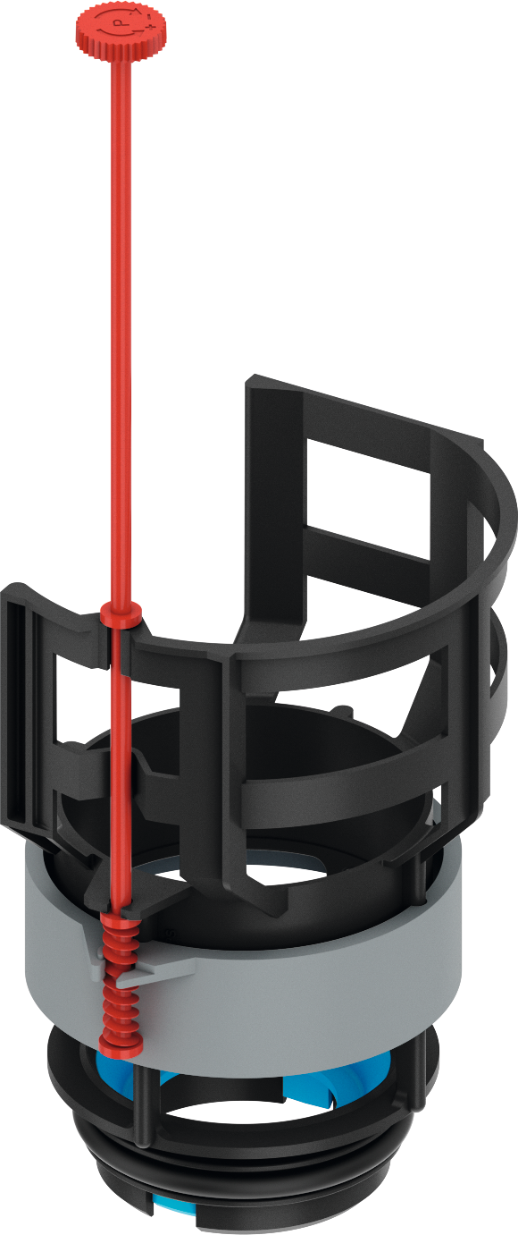 TECE-Ventilsitz mit einstellbarer Spülstromdrossel 9820670, für Uni- und Base-Spülkästen - Bild 1