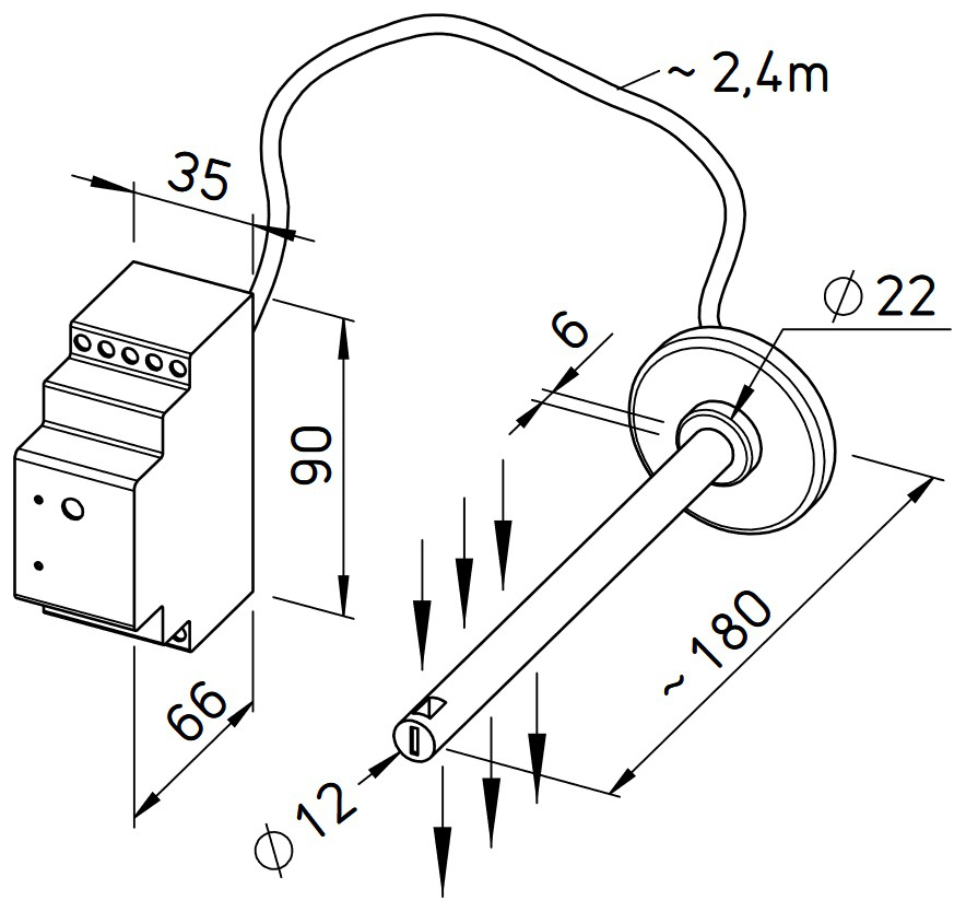 Helios Strömungswächter elektronisch SWE 00065 - Bild 2