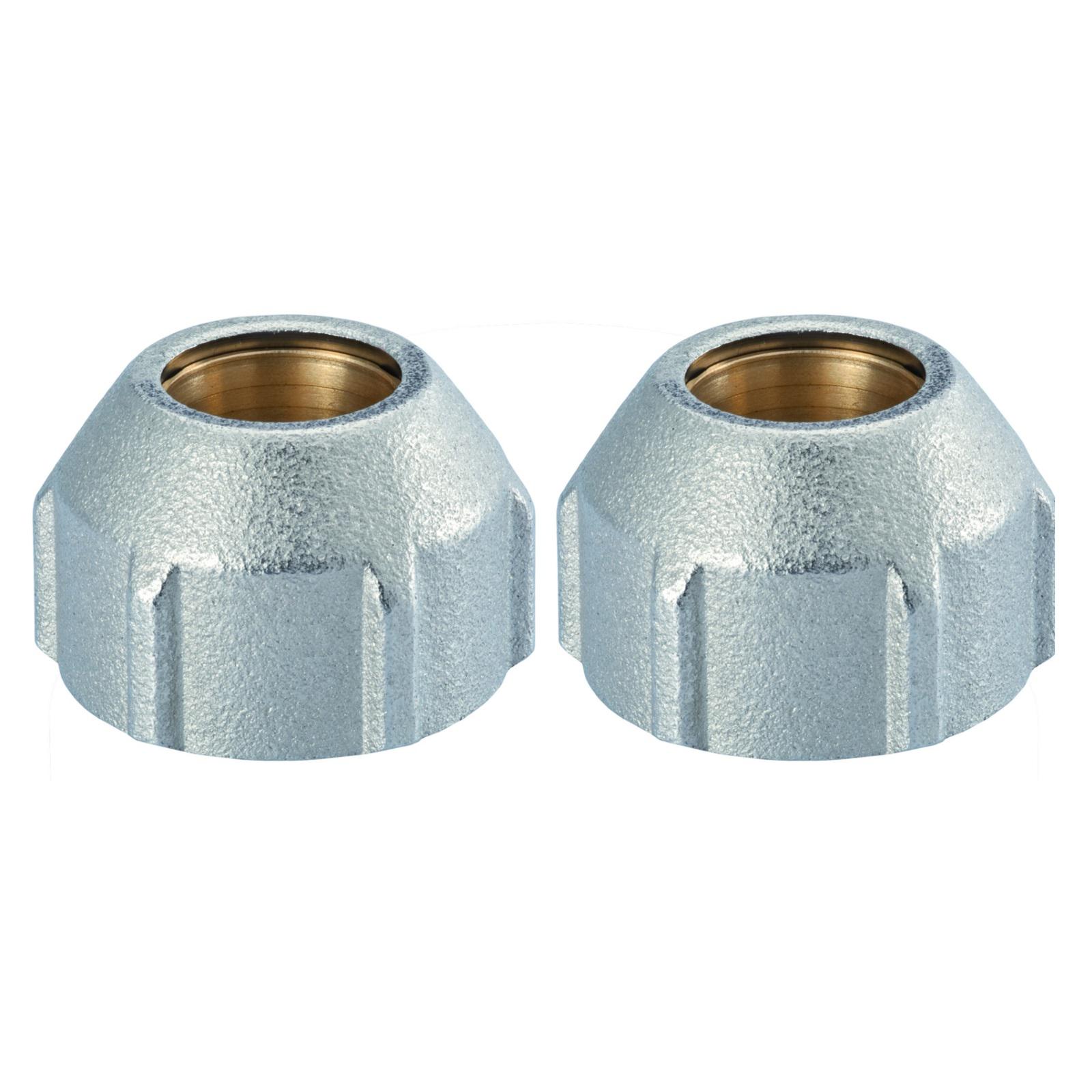 Hummel SpeedFIX Klemmverschraubung G 3/4 x 15 mm Messing vernickelt, 2er Set 2855001501 - Bild 1