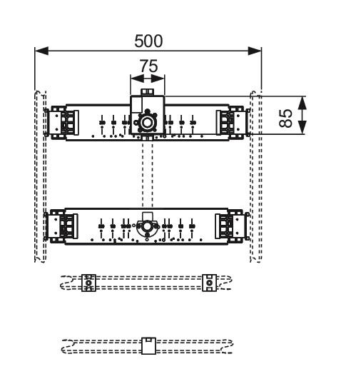 TECEprofil Anschlusseinheit für Urinal 9020038 - Bild 3