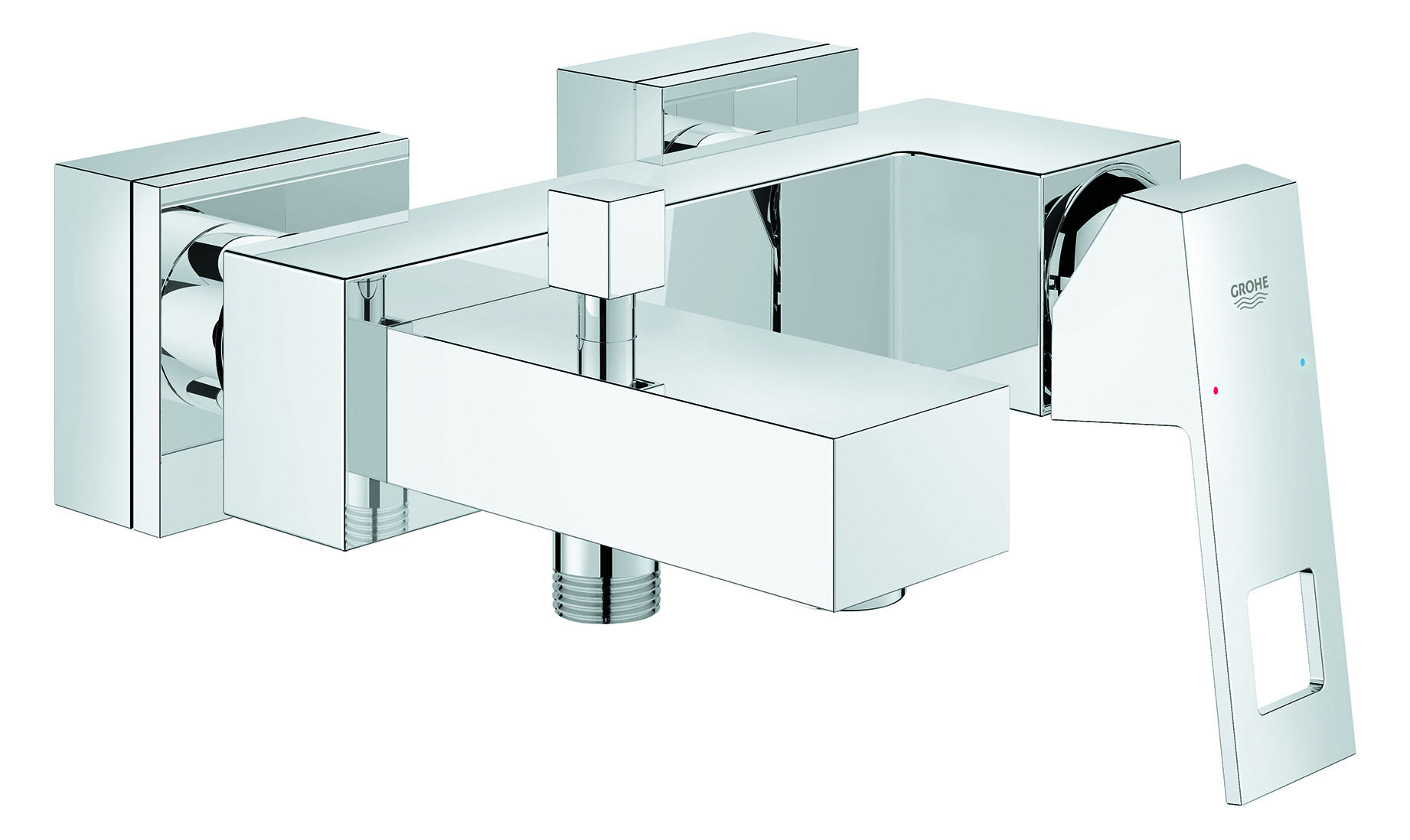 GROHE Wannenbatterie Eurocube eigensicher chrom 23140000 - Bild 1
