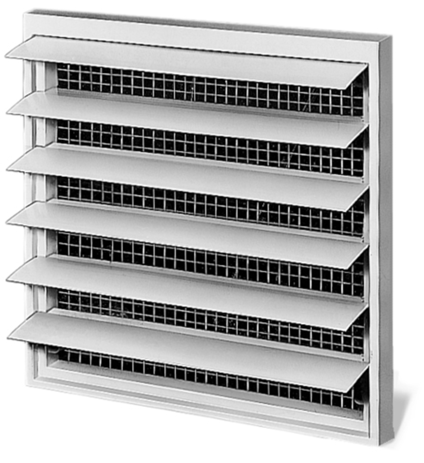 Helios Regenabweisgitter RAG 315 Kunststoff hellgrau Maschenweite 8 mm 00752