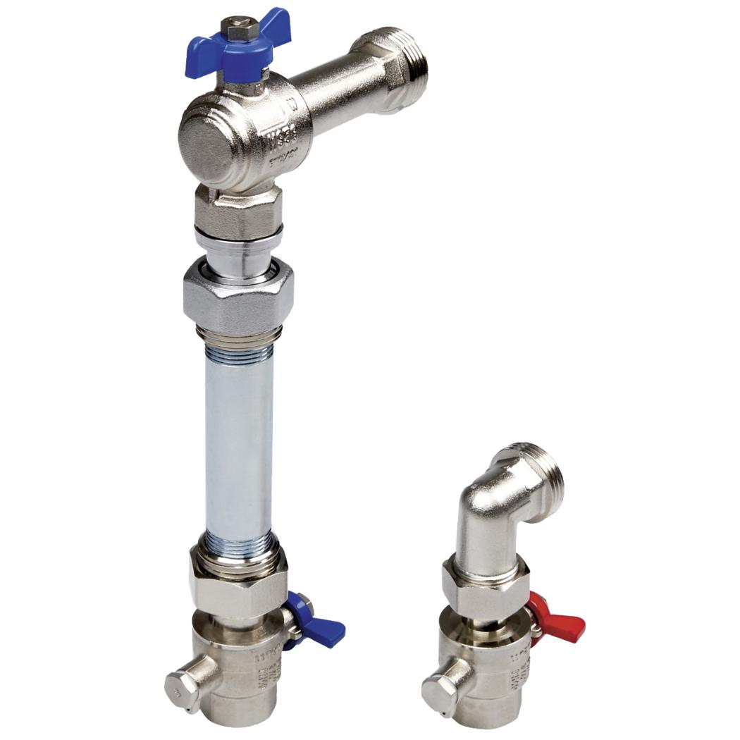 TECEfloor SLQ WMZ-Eckeinbauset 3/4 IG 110/130m Sek. 1 AG, Fühler 5mm M10x1, 77382005 - Bild 1