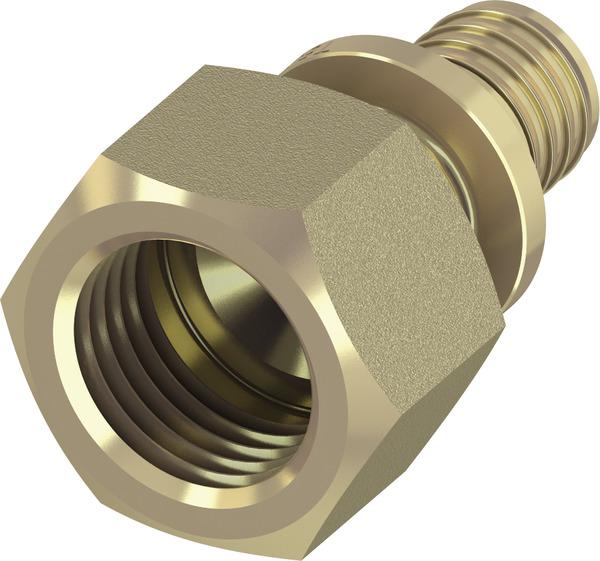 TECEflex Übergangsmuffe 25 mm x 1'' IG Messing 765009 - Bild 1