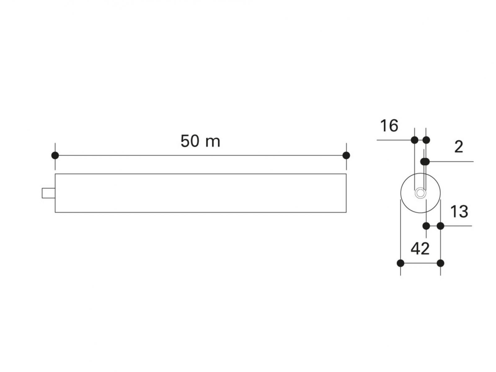 Rohr Alpex F50 Profi 16x2mm vorgedämmt 13mm weiss im Ring je 50m ALPR1316 - Bild 2