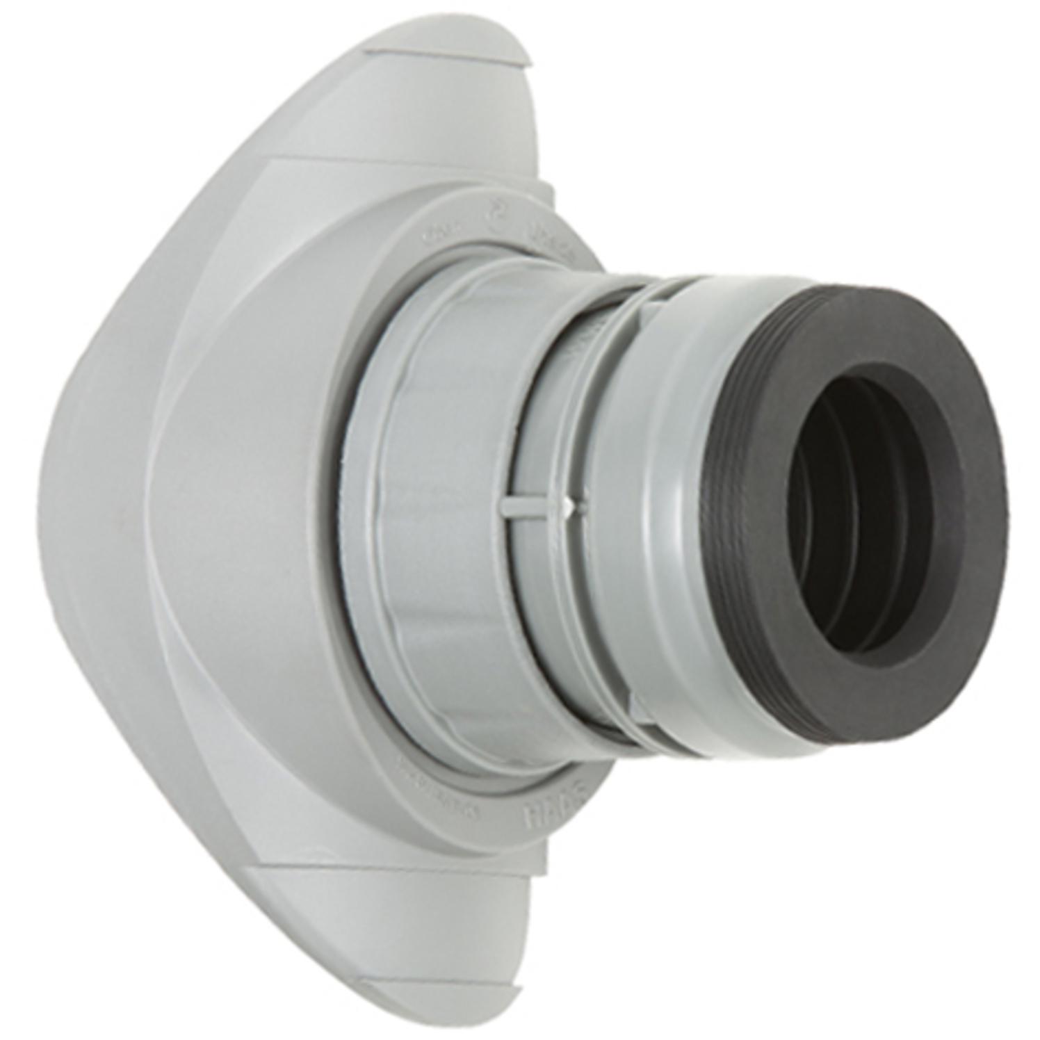 HT-Schraubabzweig aus PP für Rohr DN 125 x DN 50, für zusätzliche Abwasserleitung - Bild 1