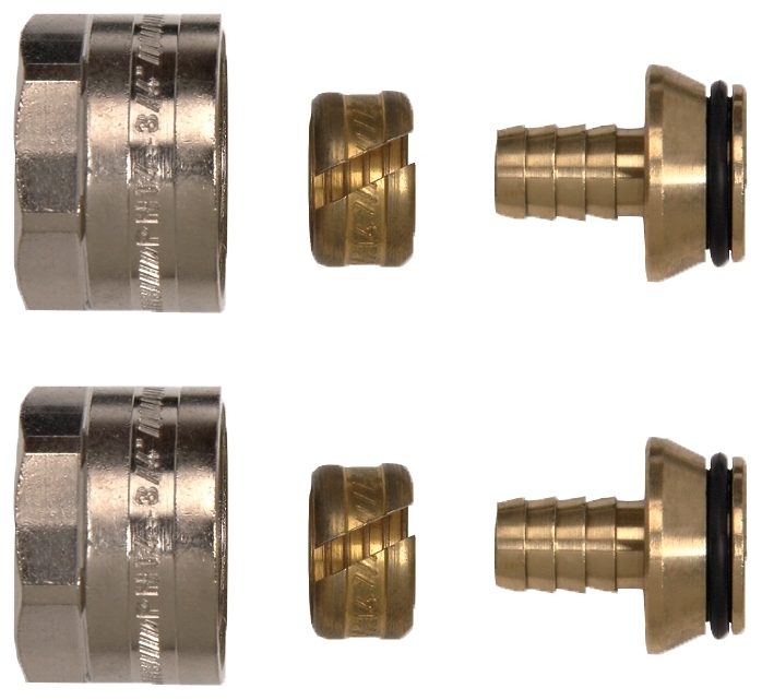 COSMO PEX-Klemmringverschraubung 16x1,8mm 3/4'' Eurokonus, je Satz
