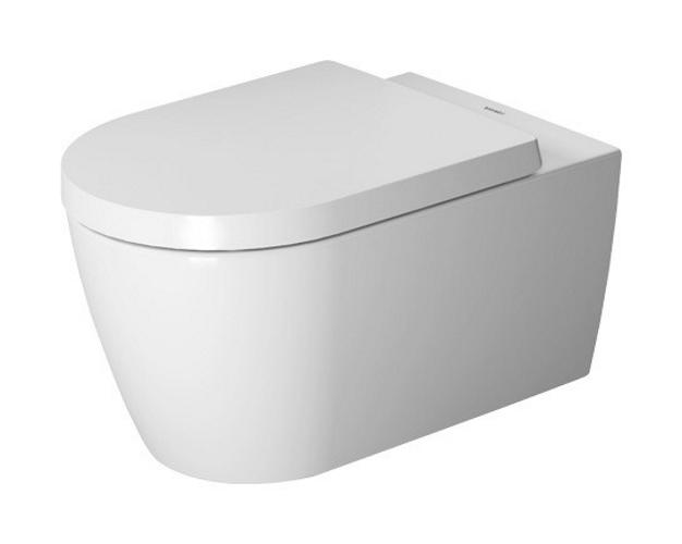 Duravit ME by Starck Wand-WC Rimless Set weiß, Durafix, inklusive WC-Sitz mit Absenkautomatik - Bild 2
