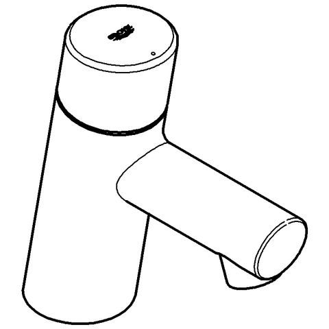 Grohe Standventil Concetto mit Keramik-Oberteil chrom 32207001