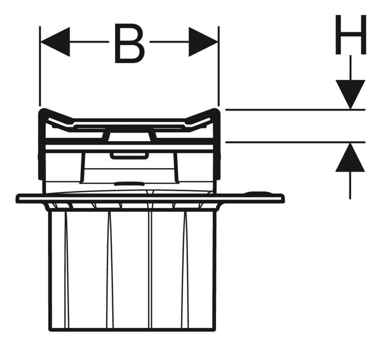 Geberit Duschrinne CleanLine20 Länge 30-90 cm aus Edelstahl gebürstet, poliert 154.450.KS.1 - Bild 4