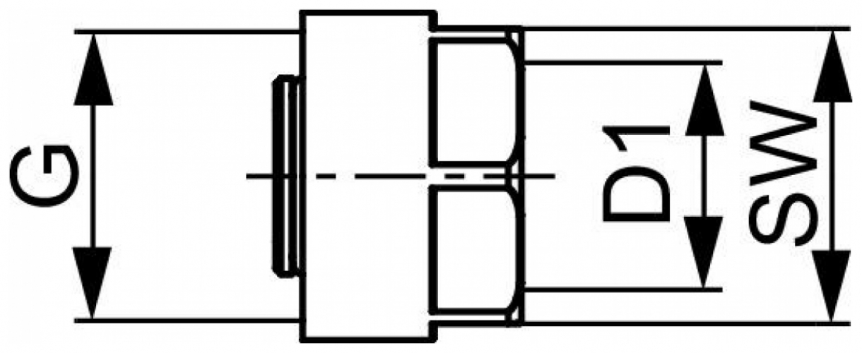 TECEflex Klemm-Anschlussadapter 16 mm Eurokonus 3/4'' IG für Verbundrohre PE-Xc/Al/PE-RT 713316 - Bild 2