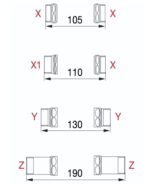 Allmess Übergangsstück VARIO-X 1'' AG x 3/4'' IG x 10mm lang