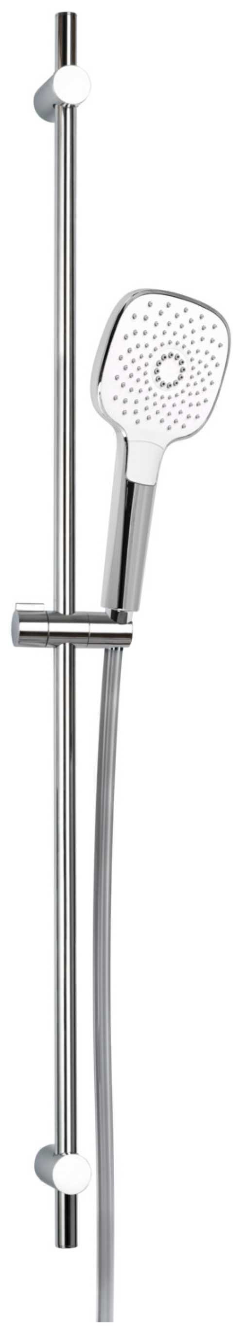 VIGOUR clivia Set m. Brausethermostat, Brausegarnitur 90cm, Handbrause 3-fach edge verchromt