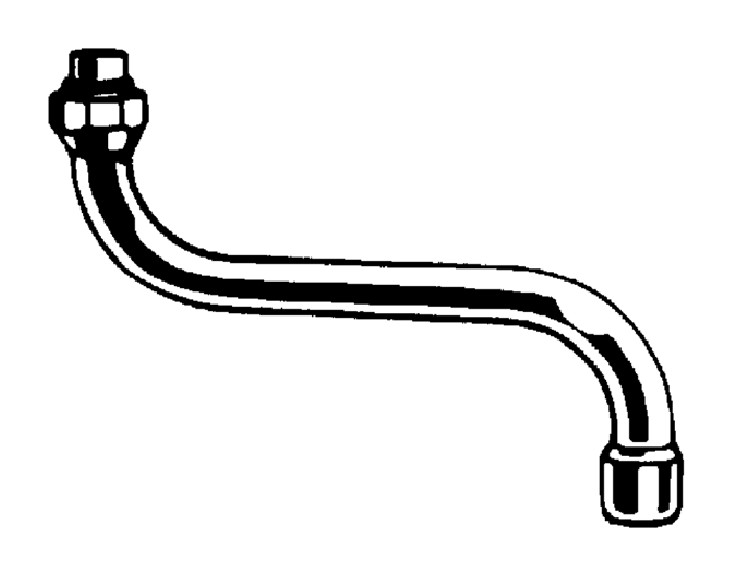GROHE S-Auslauf Atlanta Ausladung 150mm DN15 chrom 13005000 - Bild 2