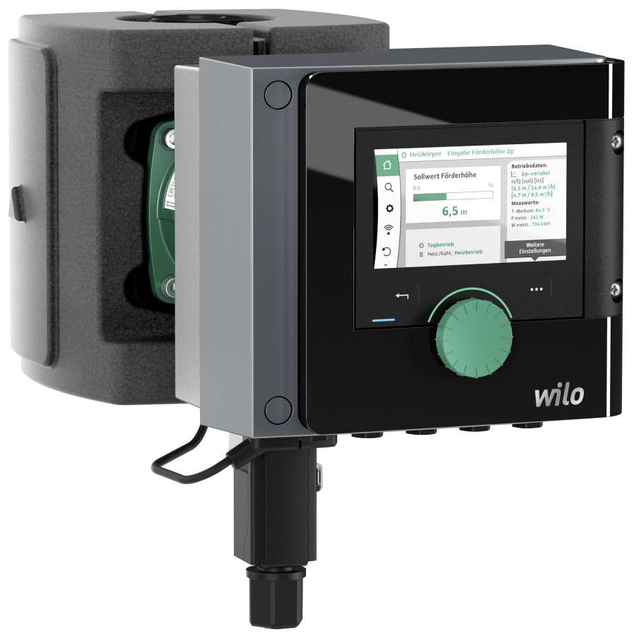 Wilo Nassläufer-Premium-Smart-Pumpe Stratos MAXO 25/0,5-6 (G 11/2) BL 180mm 2186184 - Bild 1