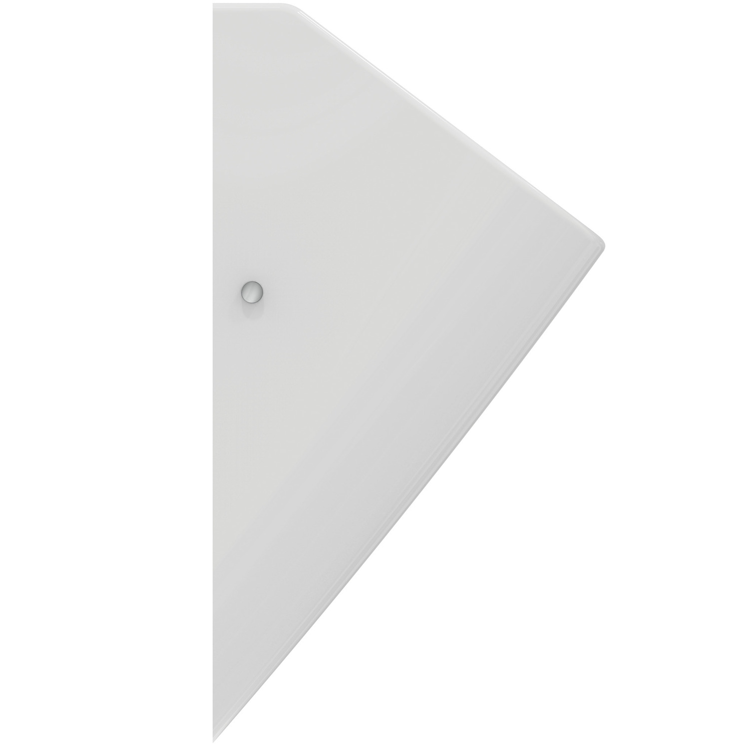 VIGOUR Urinal derby V3 PflegetectPlus weiss spülrandlos, verdeckter Zulauf