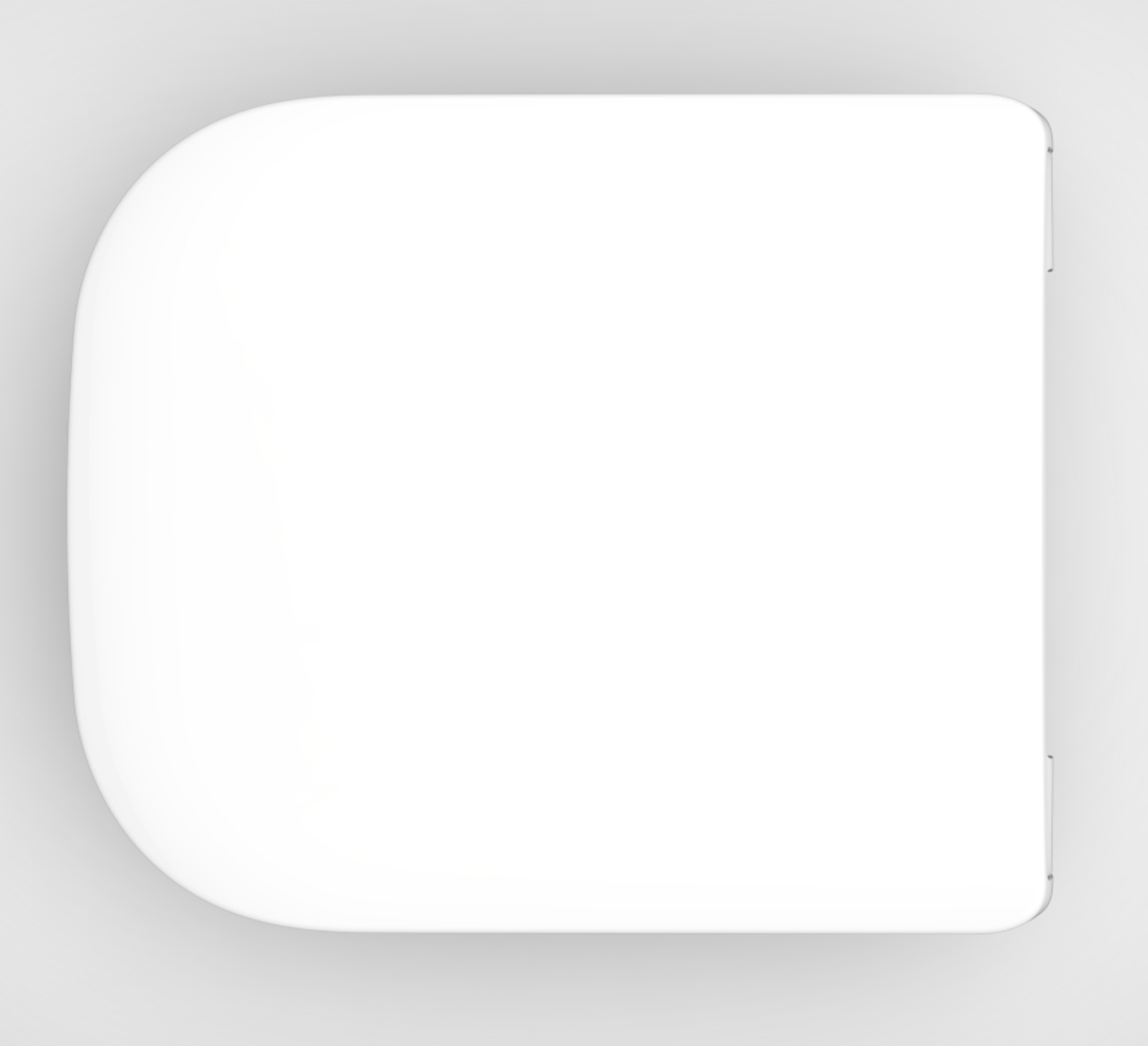 VIGOUR WC-Sitz derby plus semi weiss, mit Scharnierwelle, Winkelpuffer, Absenkautomatik, abnehmbar - Bild 2