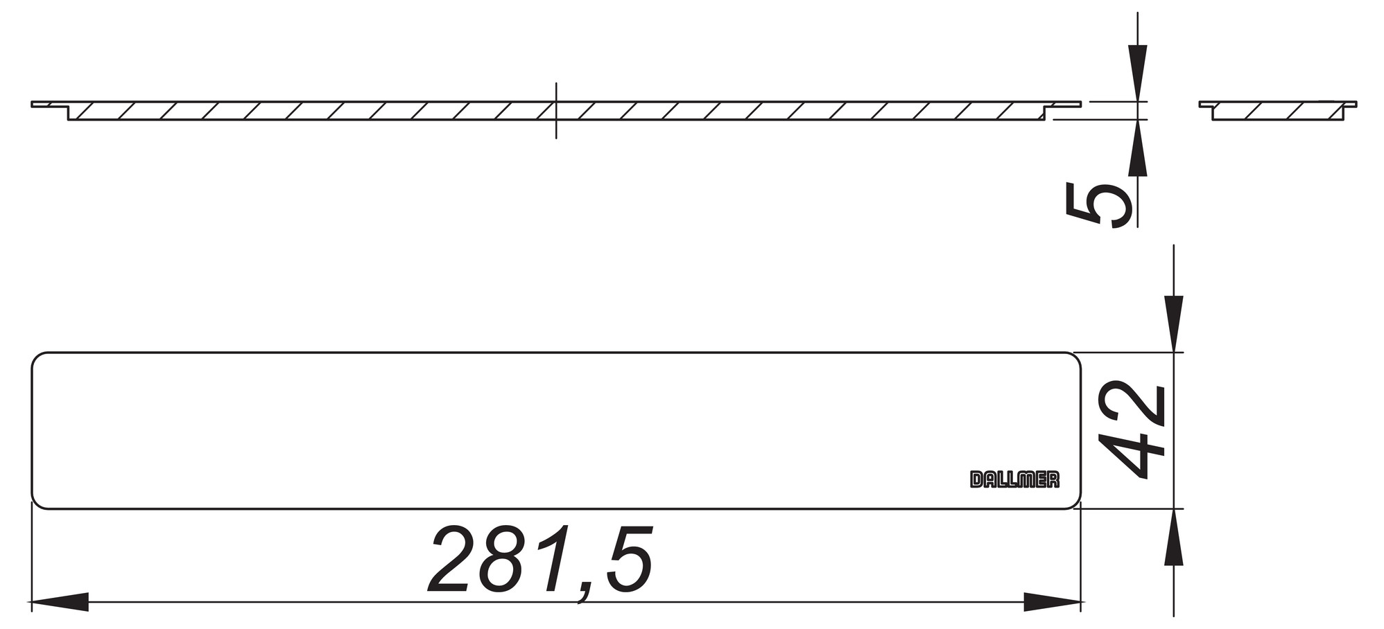 Dallmer Abdeckung CeraWall Select Edelstahl poliert 535528 - Bild 3