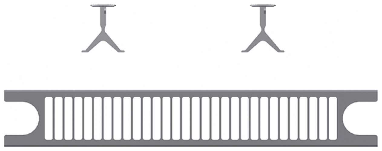 Kermi obere Abdeckung für Typ 20/21 Verteo 300 mm, weiß - Bild 1