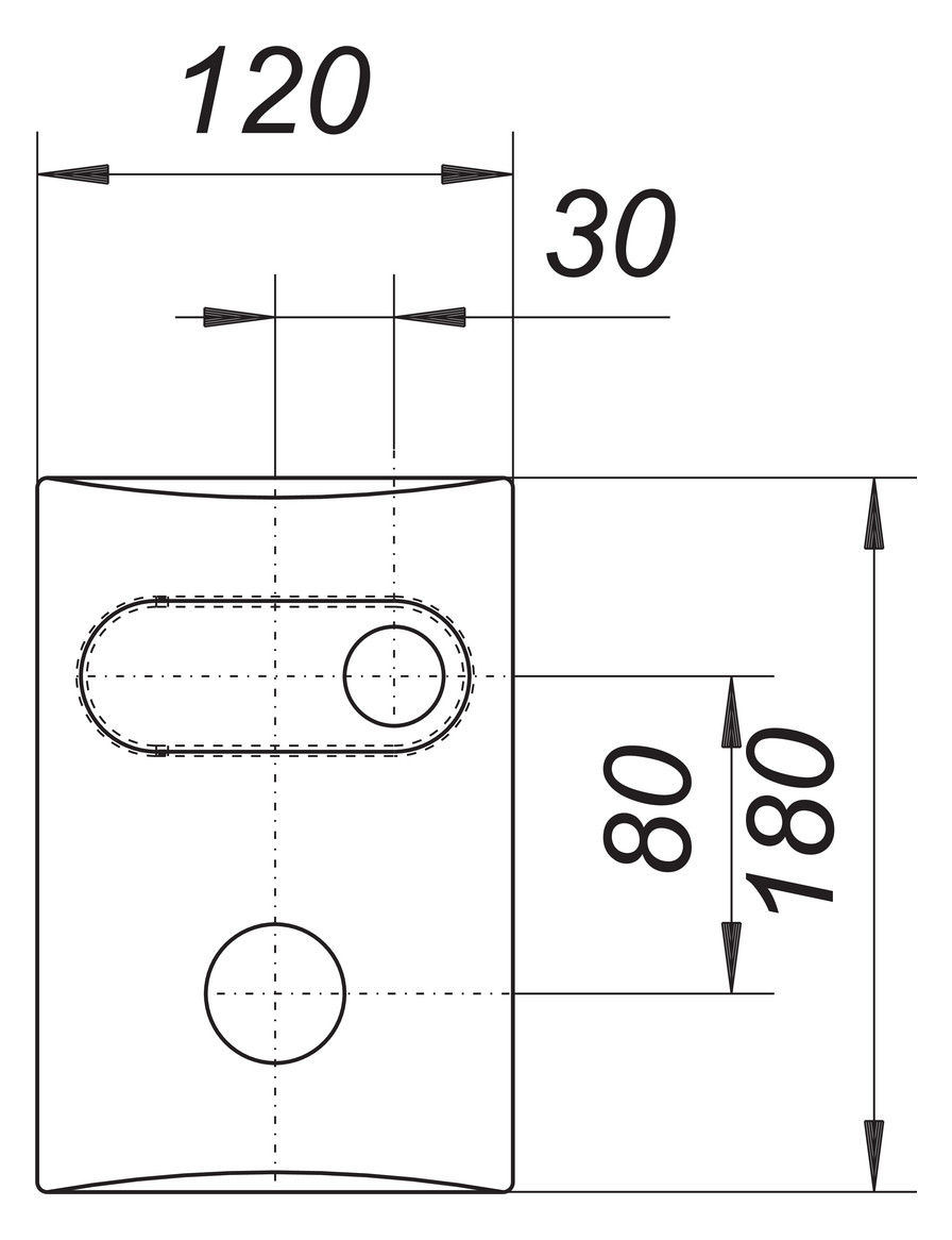 DALLMER Abdeckplatte für senkrechten Einbau 147011, für Modell 405/406 - Bild 2