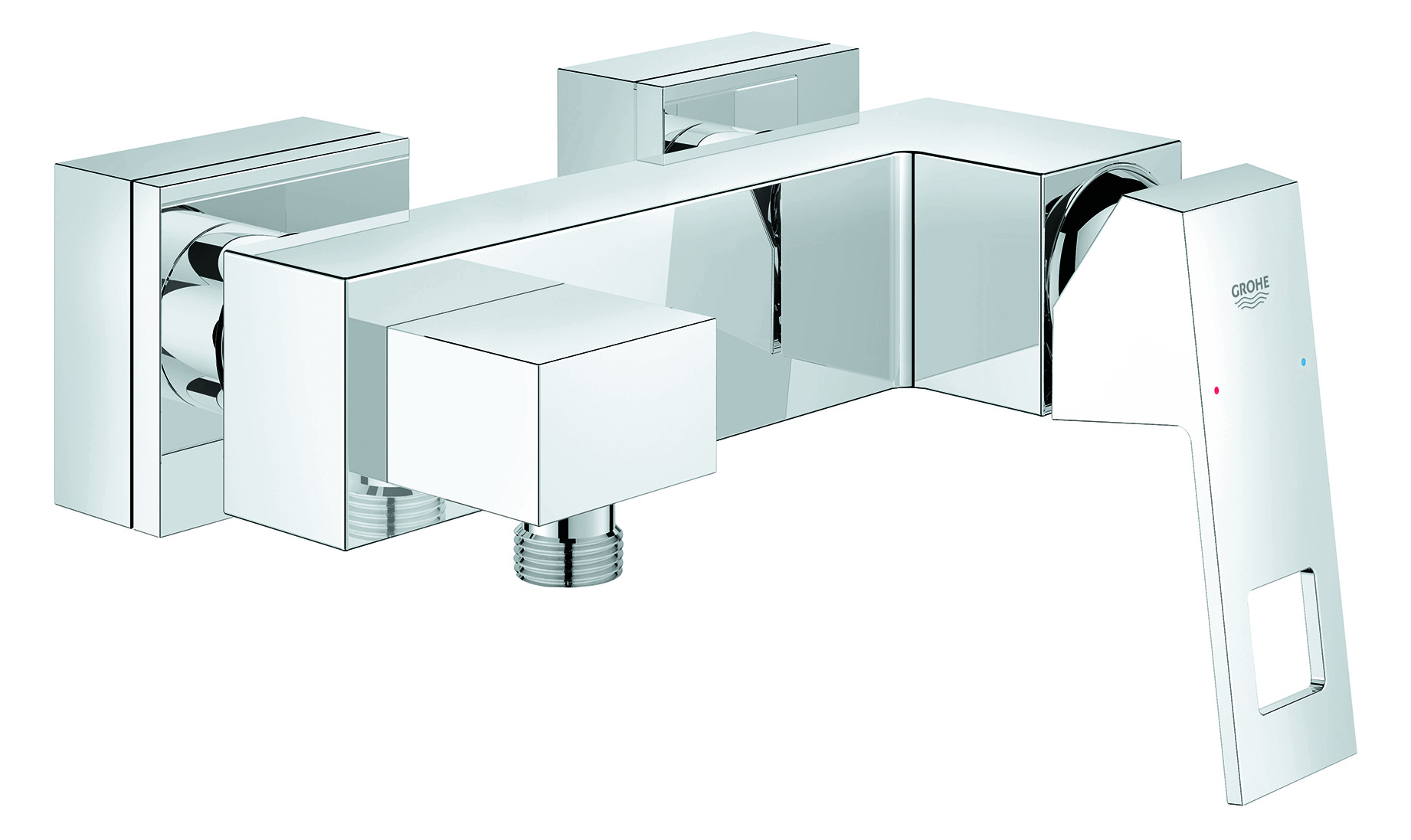 GROHE Brausebatterie Eurocube eigensicher chrom 23145000 - Bild 1