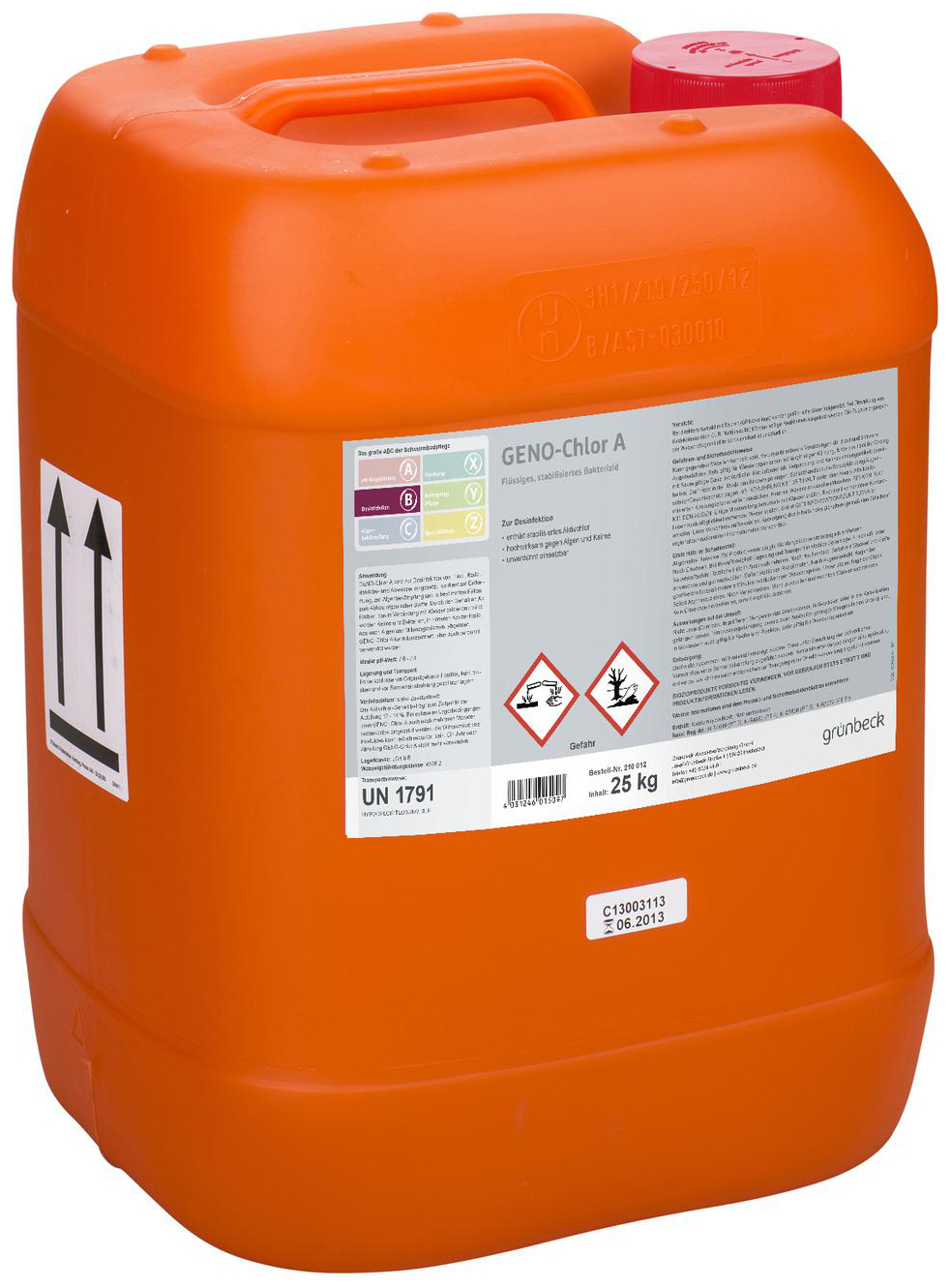 Grünbeck GENO-Chlor A 25 kg 210012, Entkeimungsmittel zur Dauerdesinfektion