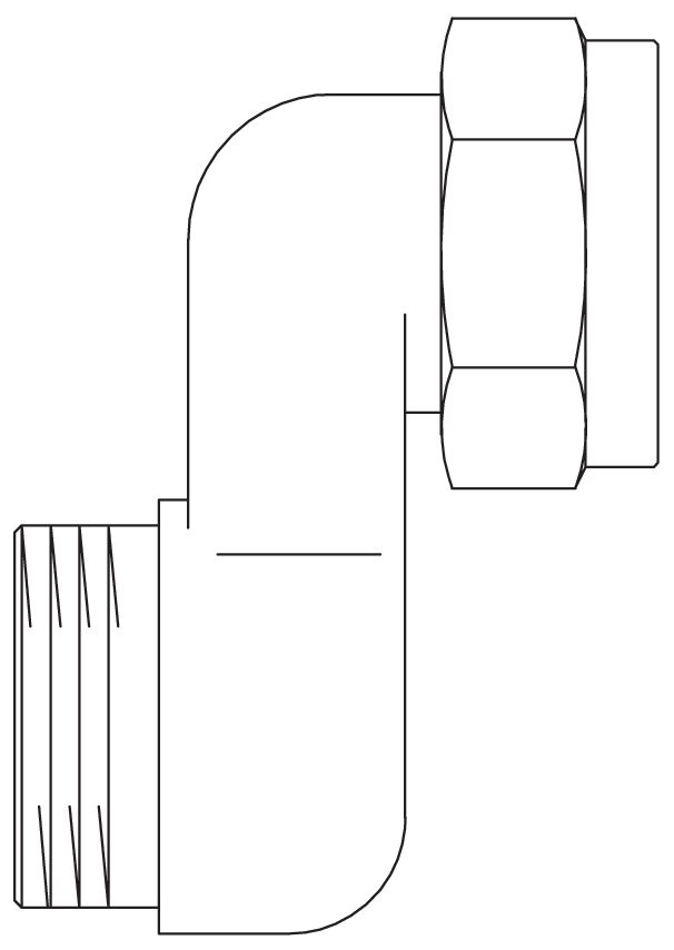 Oventrop S-Anschlussverschraubung G 3/4'' AG x G 3/4'' ÜM Messing vernickelt 1019205 - Bild 2