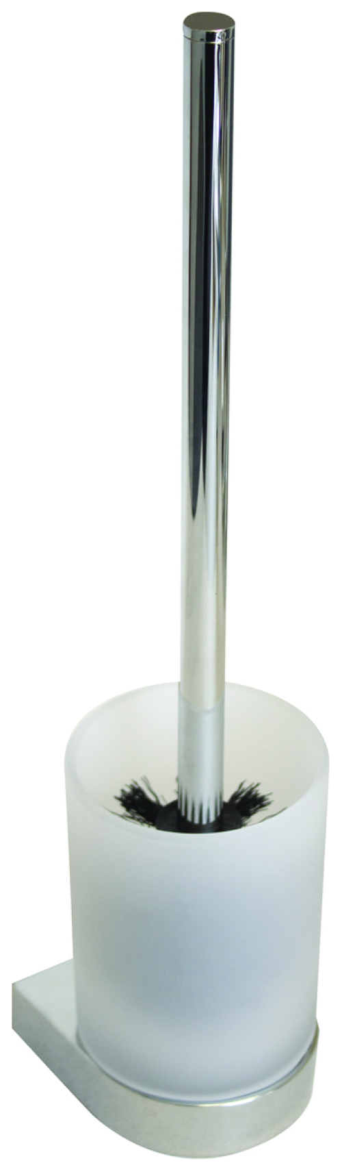 VIGOUR Bürstengarnitur derby V3 mit Glasbehälter verchromt