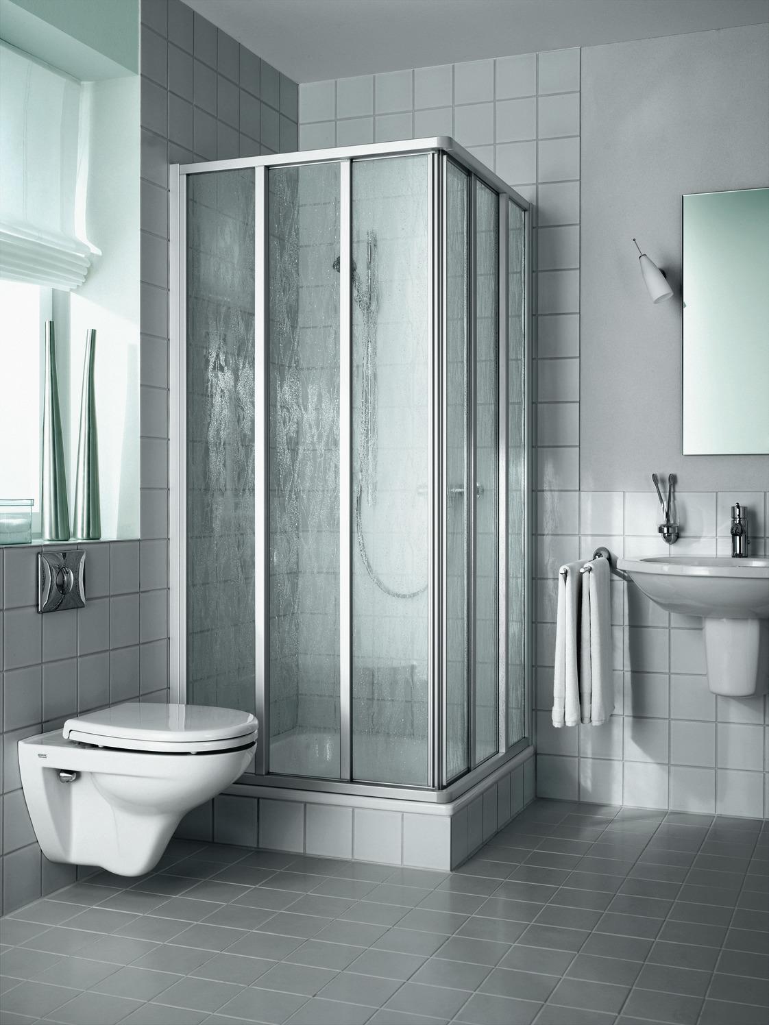 Kermi Nova 2000 Eckeinstieg-Halbteil ED3 750x1850 mm Kerolan Fontana silber mattglanz N2ED30751811K - Bild 5