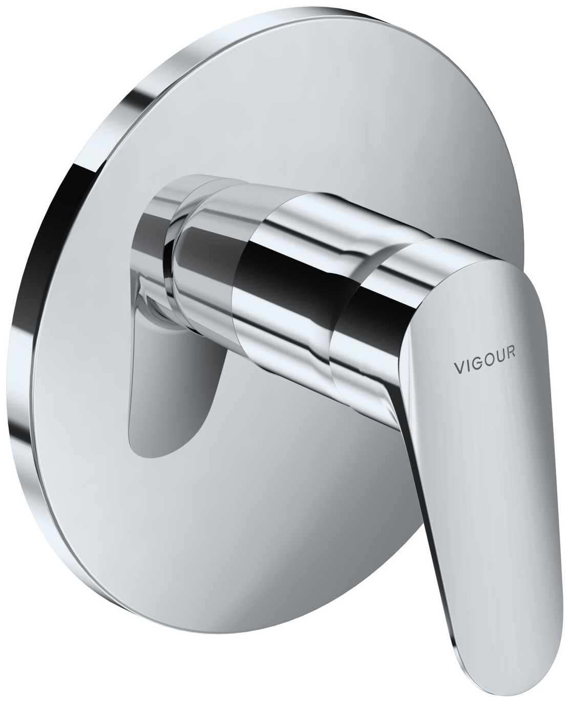 VIGOUR Farbset Brausebatterie one verchromt, für Universal UP-Körper-Box VUPK - Bild 1