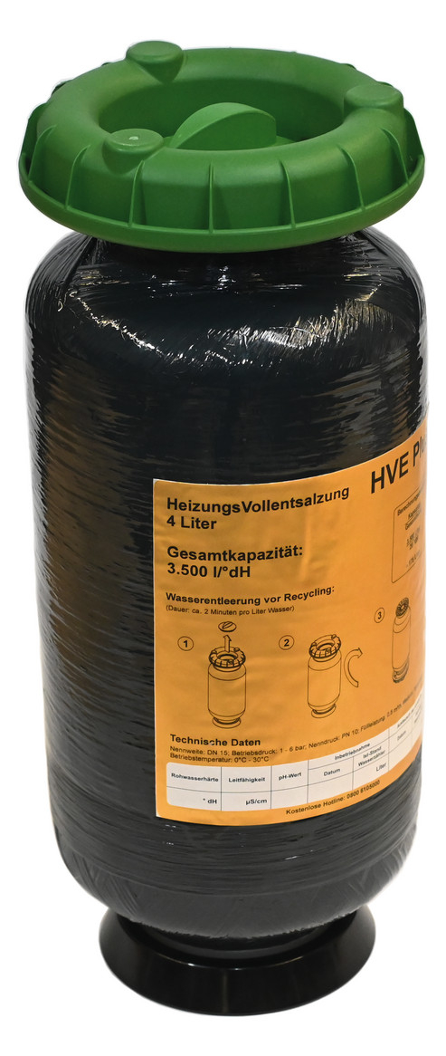 SYR Kartusche HVE Plus 4 Liter befüllt Vollentsalzung mit pH-Wert Stabilisierung, für 3200 und 3228 - Bild 1