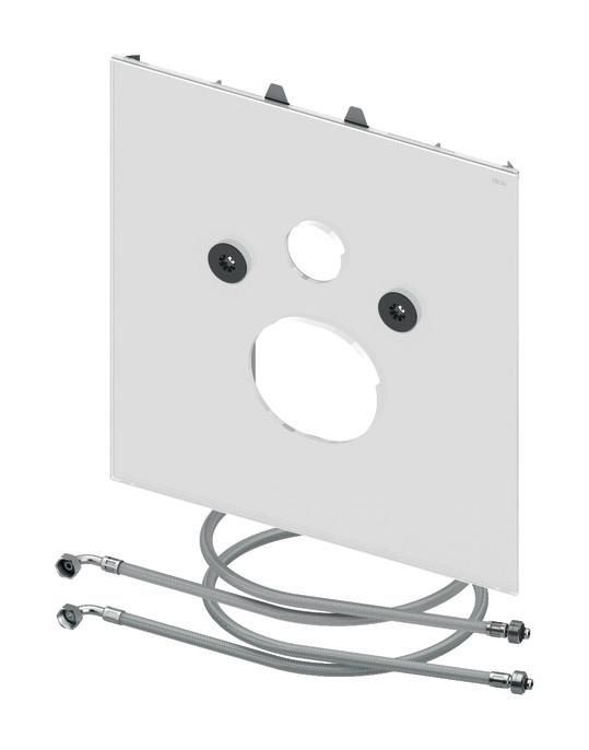 TECElux WC-Glasplatte für TECEone, Glas weiß 9650109 - Bild 1