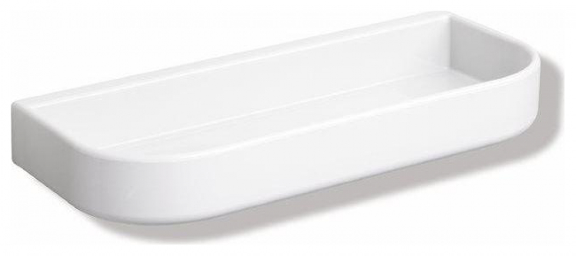 HEWI Serie 477 Ablageschale abnehmbar mit 2 Ablauflöchern reinweiß 477.03.300.99 - Bild 1