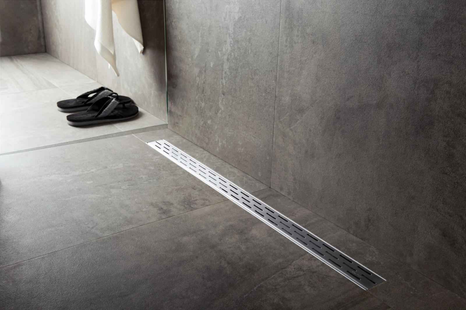 ESS Duschrinne Easy Drain Compact 30 FF 1200 mm Edelstahl Abdeckung gebürstet EDCOMFF 1200-30 - Bild 3