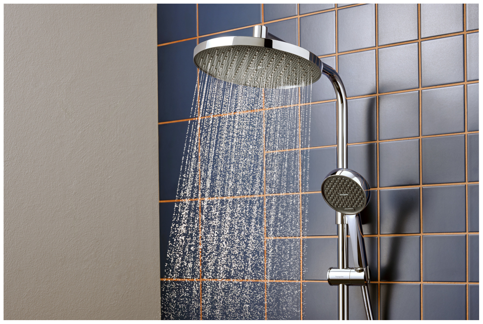 Hansgrohe Activera S Showerpipe 240 1jet EcoSmart mit Ecostat Fine chrom