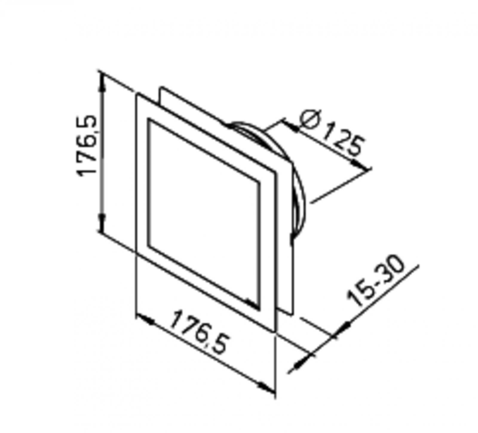 Helios Design-Lüftungsventil DLV 125 für Zu- und Abluftbetrieb DN 125 Nr. 3049 - Bild 2