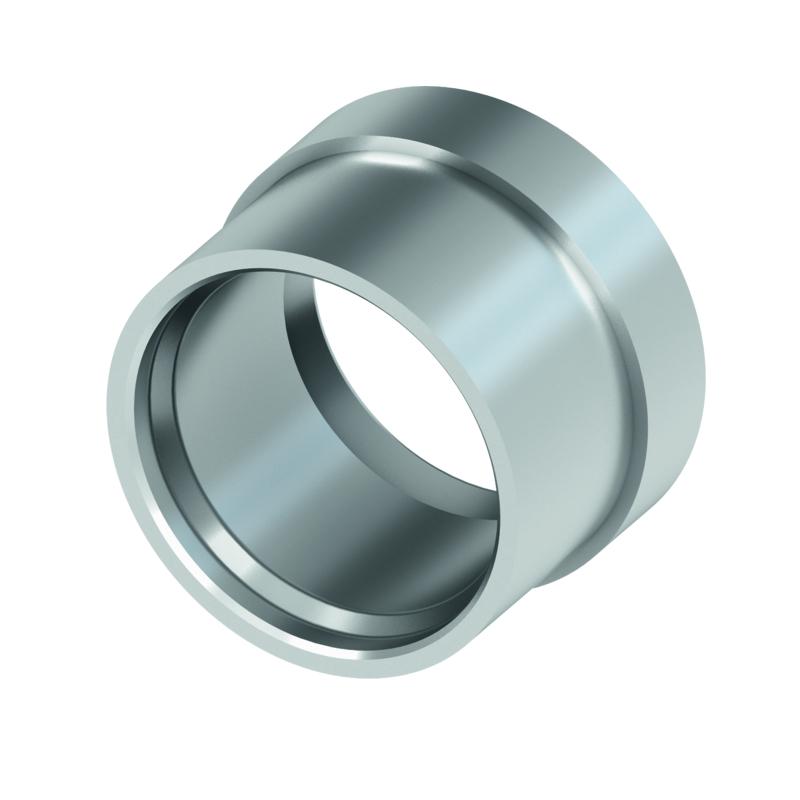 TECEflex Druckhülse 20 mm für Vollkunststoffrohr vernickelt 704020 - Bild 1