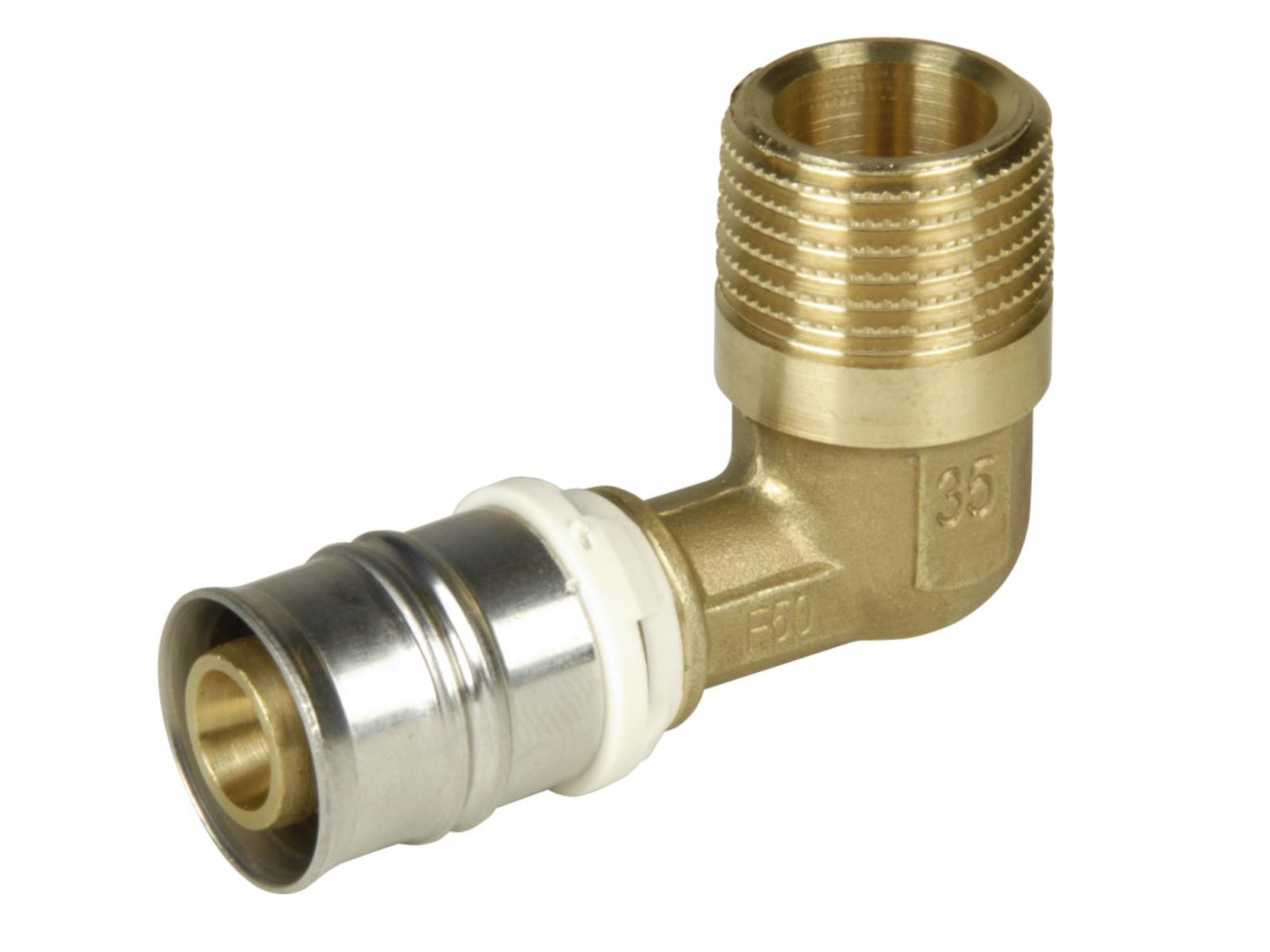 Übergangswinkel Alpex F50 Profi 20mm x 3/4 AG'' ALPUW2020A - Bild 1