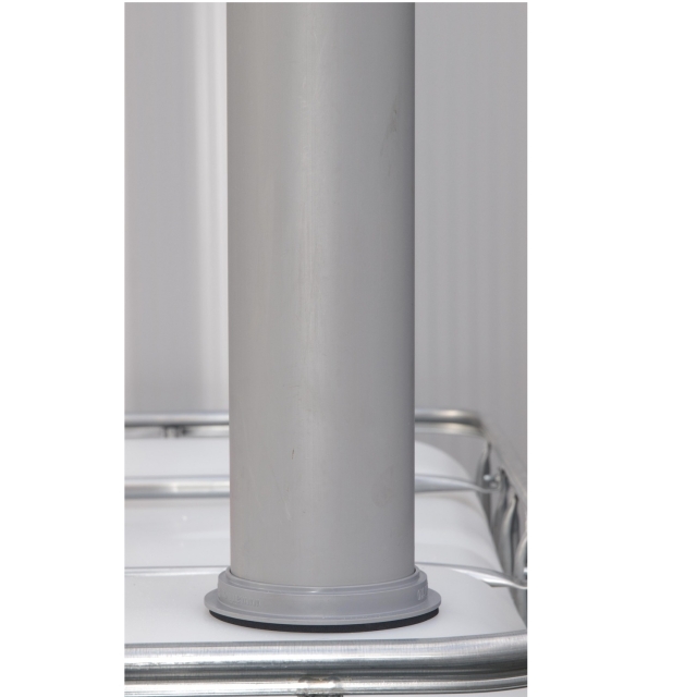 Airfit Anschraubmuffe DN 100 Rohranschluss aus PP 50110AM - Bild 4